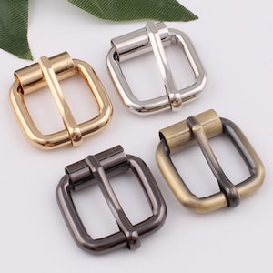 20mm inner 3/4” metal belt adjuster buckle tri bar buckles strap buckle webbing buckle adjuster slider leather bag handware 2-4-10pcs