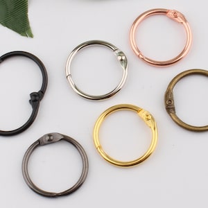 20 mm 内側ルーズリーフリング スプリットリング バインダーリング カードリング カード ジャーナル アルバムリング ブックリング 製本用 2-4-10-20 個