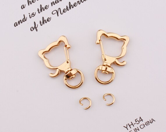 35mm×21mm Cat Swivel Clasp Key Clasp Swlvel Snap Hook Key Chain