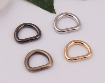 16mm interno 5/8" metallo d fibbia anello non saldato borsa anello d anello accessori d anello aperto d anello anello anelli borsa hardware 2-4-10 pezzi