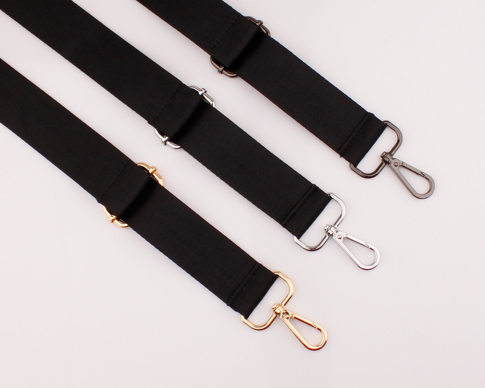 1.5 Inch 38mm Black Cross Body Bag Strap Adjustable Crossbody Etsy