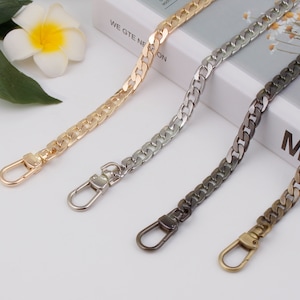 10mm wide and 30-120cm length metal bag chain crossbpdy bag chain purse chain replacement chain DIY handle bag chain