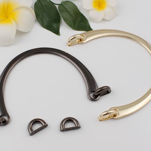 125mm inner metal bag handle purse handle d ring purse ring circle purse handle carry ring purse frame bag purse hardware 2-4 pcs