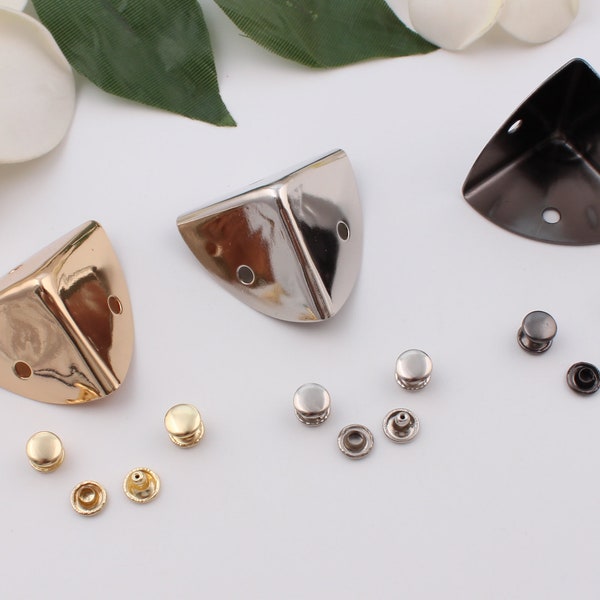 30mm metal purse corner,bag corner protector,protector purse end corner,bag corner clip,purse bag end corner 2-4-8 pcs