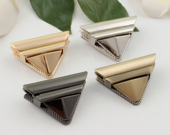 bag lock purse lock purse metal lock press lock purse clasp purse closure clutch lock bag purse hardware 31mm×47mm 1-2-5 pcs