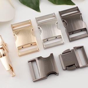 1 inch 25mm inner side release buckle,metal release belt buckle,adjustable backpack buckles,dog collar strap webbing hardware