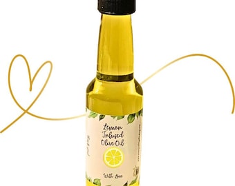 3.5OZ LEMON OLIVE OIL Favors Gift Favors Bridal Showers Weddings Holiday Gift Favor Special Events Corporate & Client Gifts 12 Bottles