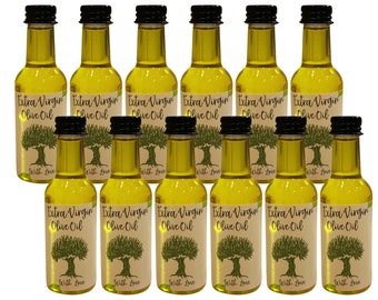 5.33 PER FAVOR 3.5OZ Gift Favors Holidays Weddings & Bridal Showers Party and Special Events Corporate Client Gifts Olive Oil 12 Bottles
