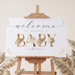 Boho Baby Shower Sign Baby Shower Welcome Sign Baby Shower Banner Outdoor Yard Sign Baby Shower Decor Baby Shower Themes For Girls And Boys