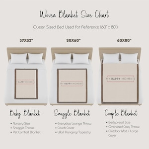 Custom Blanket Size Comparison