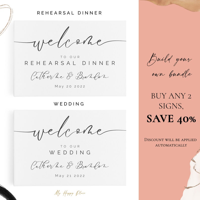 Wedding Welcome Sign, Wedding Sign, Welcome To Our Wedding Sign, Wedding Board Vertical Emily image 9