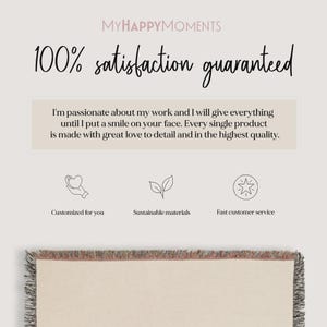 Personalized Blankets Satisfaction Guarantee