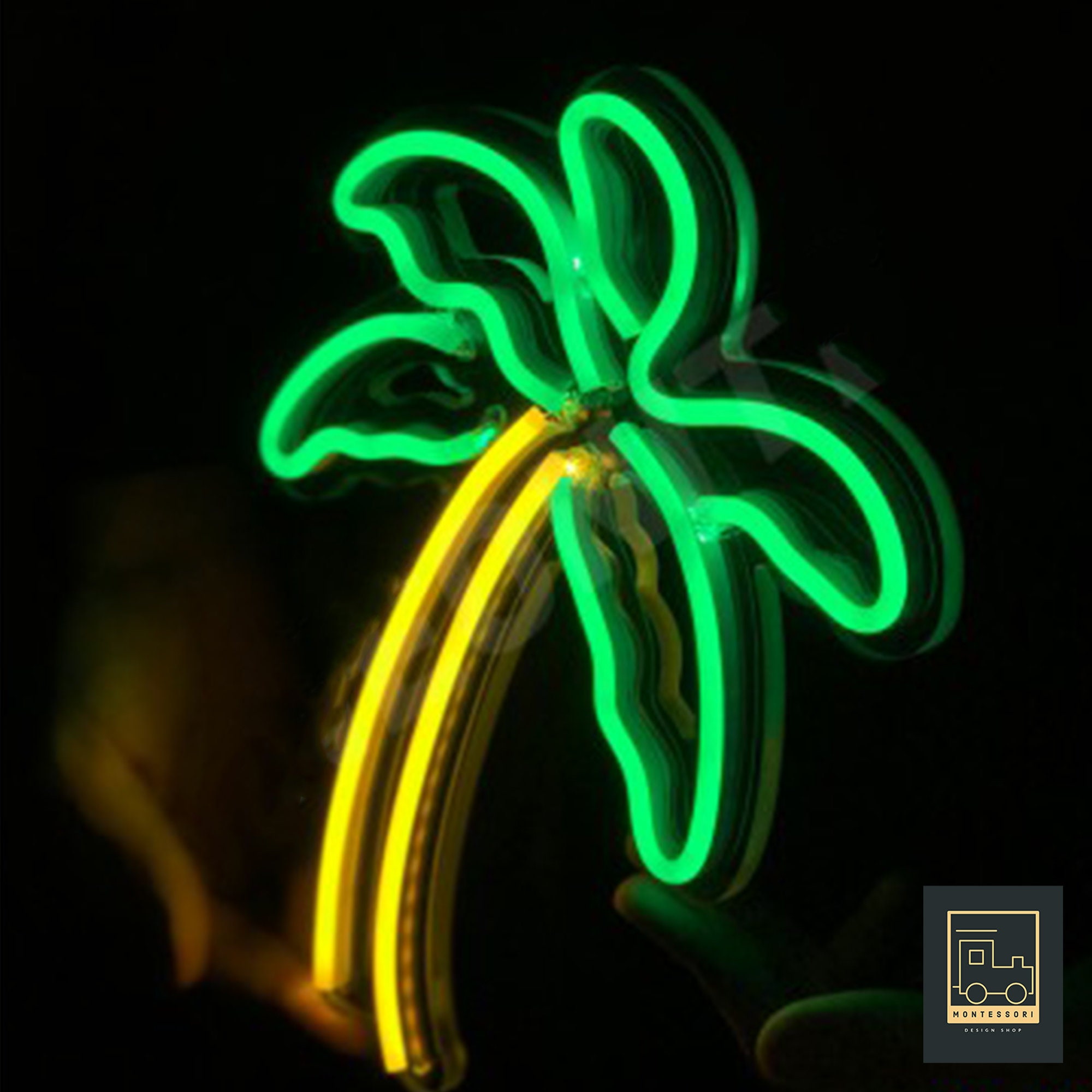 Palm Tree Neon Led Sign Palm Tree Neon Light tree Wall Etsy UK