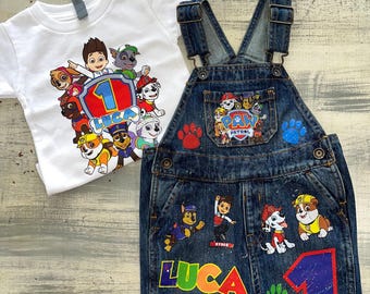 Tenue d'anniversaire personnalisée - des bébés aux tout-petits et aux adolescents ! Ensemble de fête personnalisé-tous les thèmes-tout âge, sur commande, fête-séance photo-smashs de gâteau