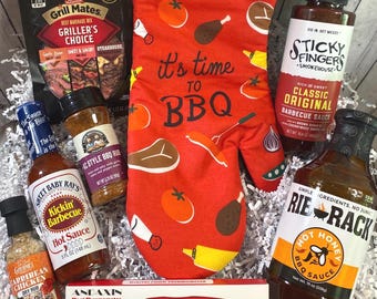 Barbecue Grill Kit, BBQ Gift Box, Birthday Gift for Men, Grill Master Box, New Home Gift, Raffle Gift, Fathers Day Gift, Thank You Gift