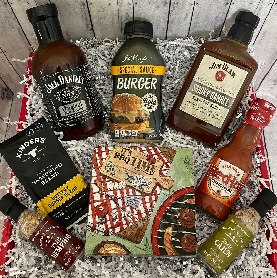 Barbecue Gift Box BBQ Grilling Box for Men BBQ Sauce Kit Etsy