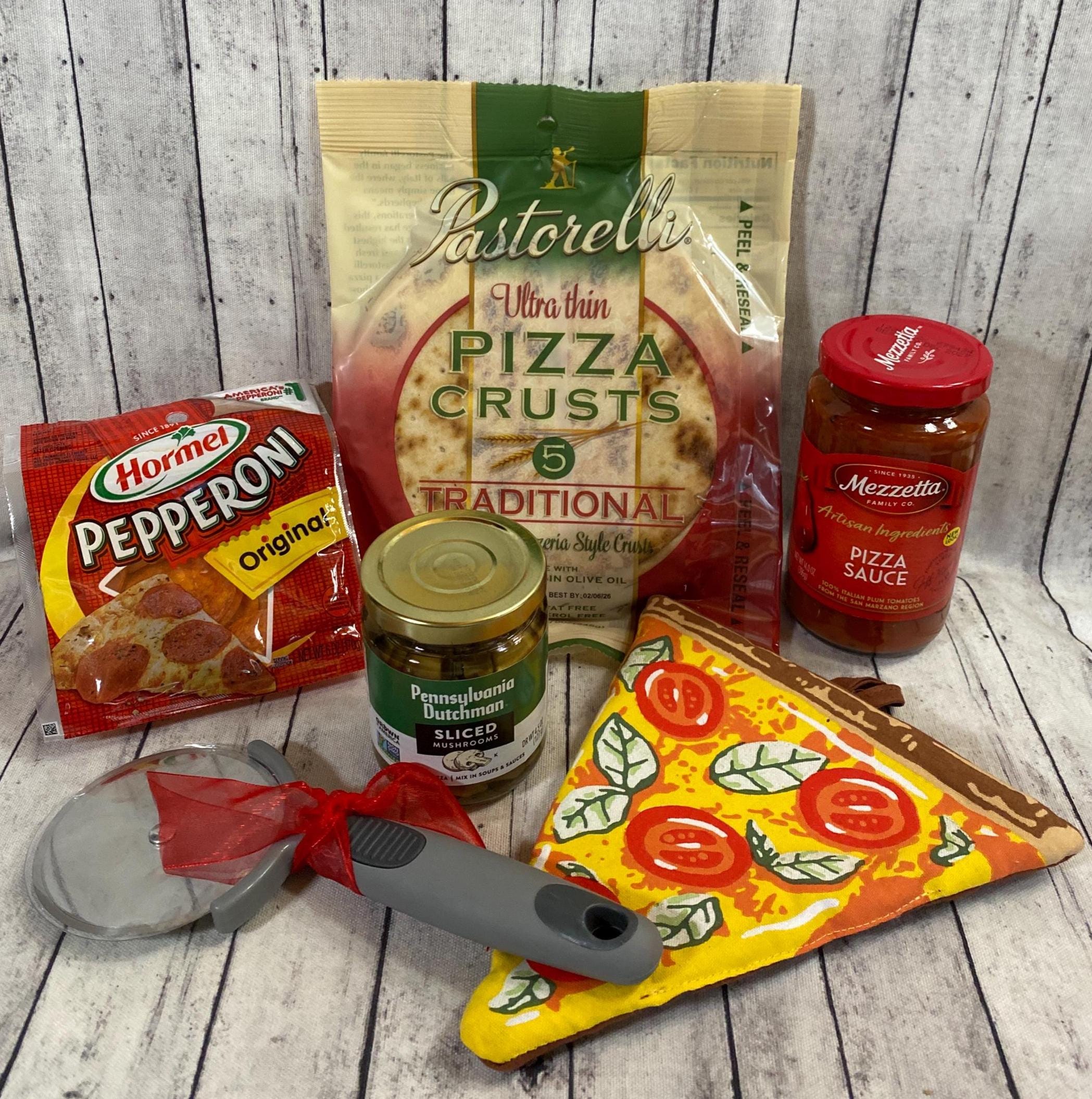 Pizza Raffle Box Pizza Night Gift Box, Pizza Kit, Make Your Own Pizza, Man Gift, Couples ...