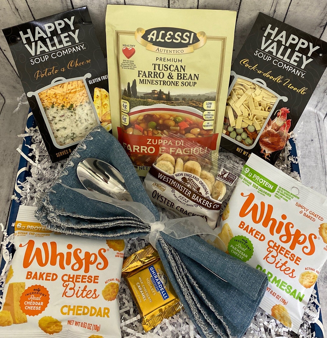 Gourmet Soup Gift Box, Sympathy Gift Box, Gift for Couples, Soup Care