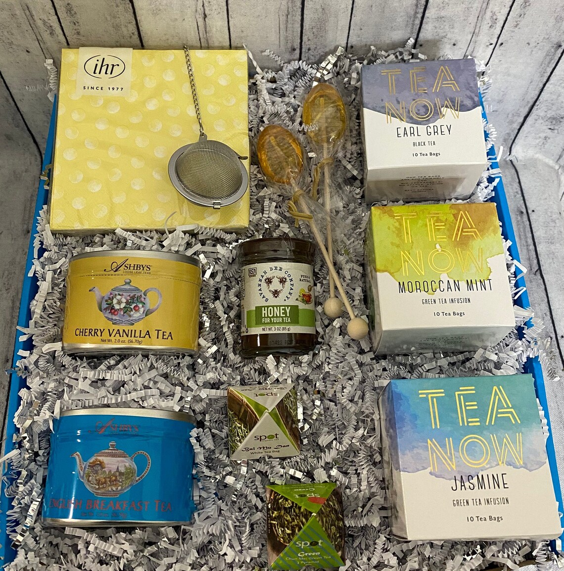 Just Tea Gift Box Get Well Gift Box Hot Tea Gift Tea Care Etsy