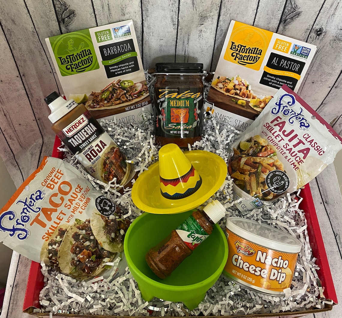 Taco Night Gift Basket/Food Gift Basket/Taco Dinner for two Etsy