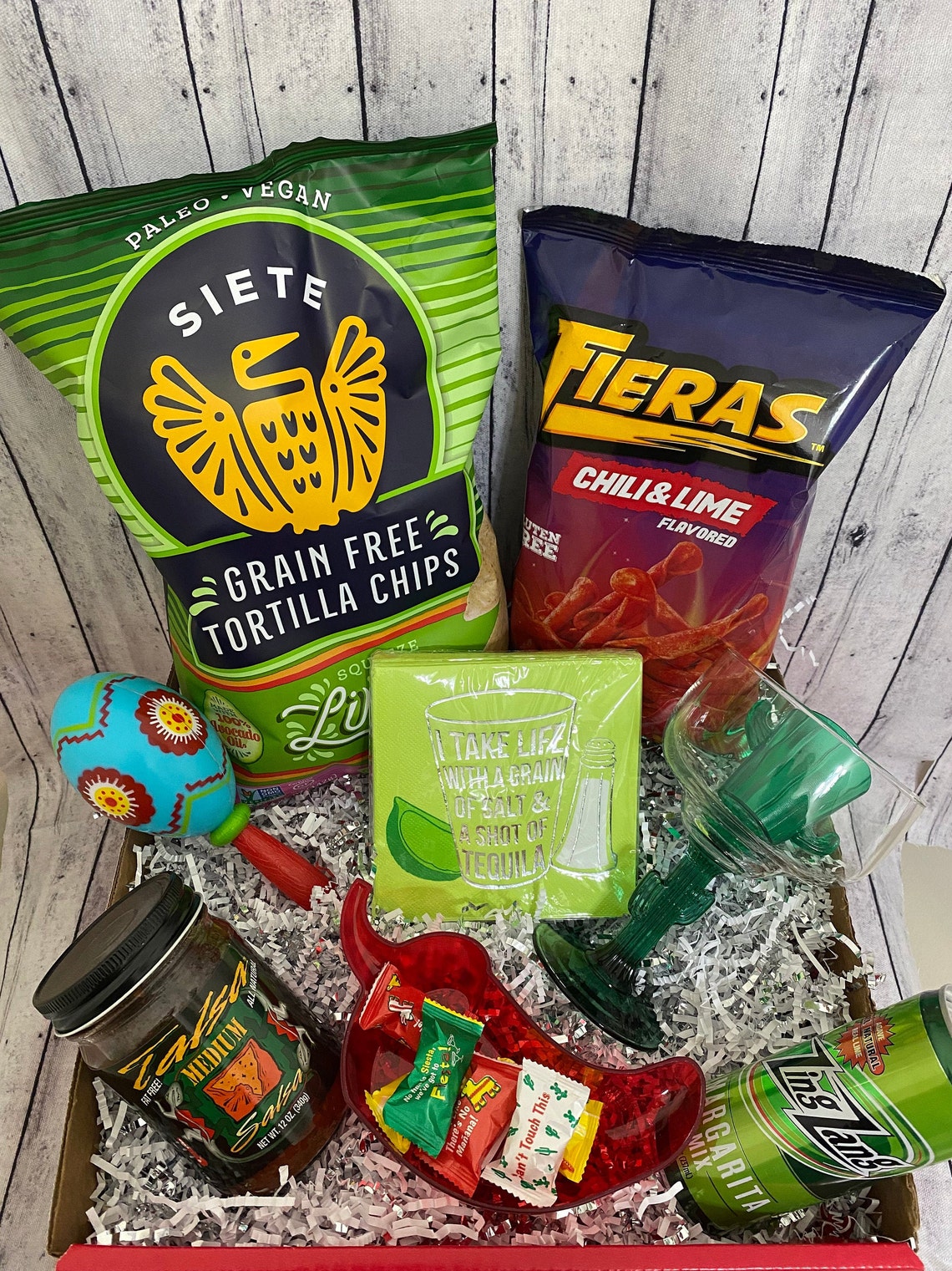 Ultimate Margarita Chips and Salsa Gift Basket/Margarita Kit Etsy