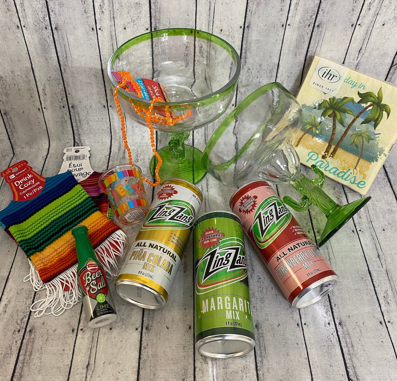 Margarita Cocktail Gift Basket/Summer DIY Cocktail Gift Etsy