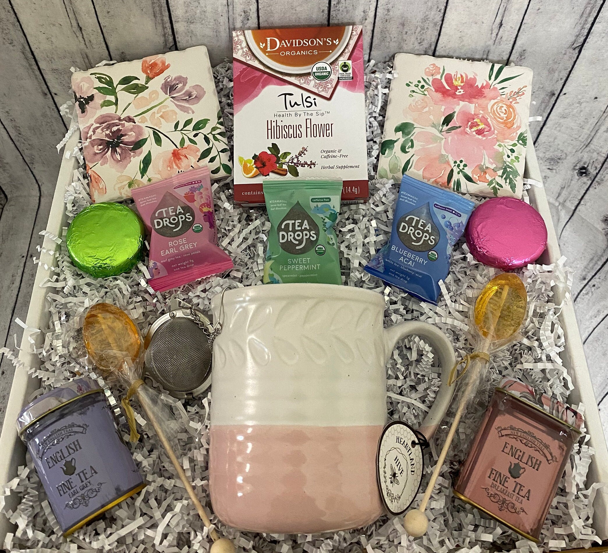 Gift of Comfort Tea Box Get Well Gift Box Hot Tea Gift Tea Etsy