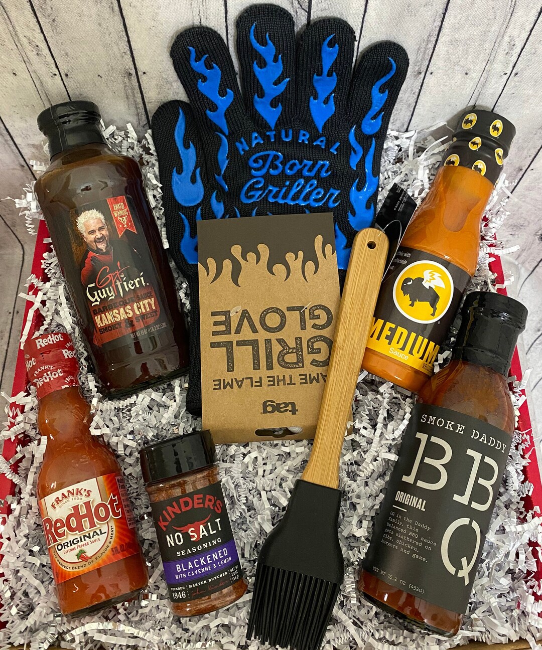 Barbecue Gift Box BBQ Grilling Box for Men BBQ Sauce Kit Etsy