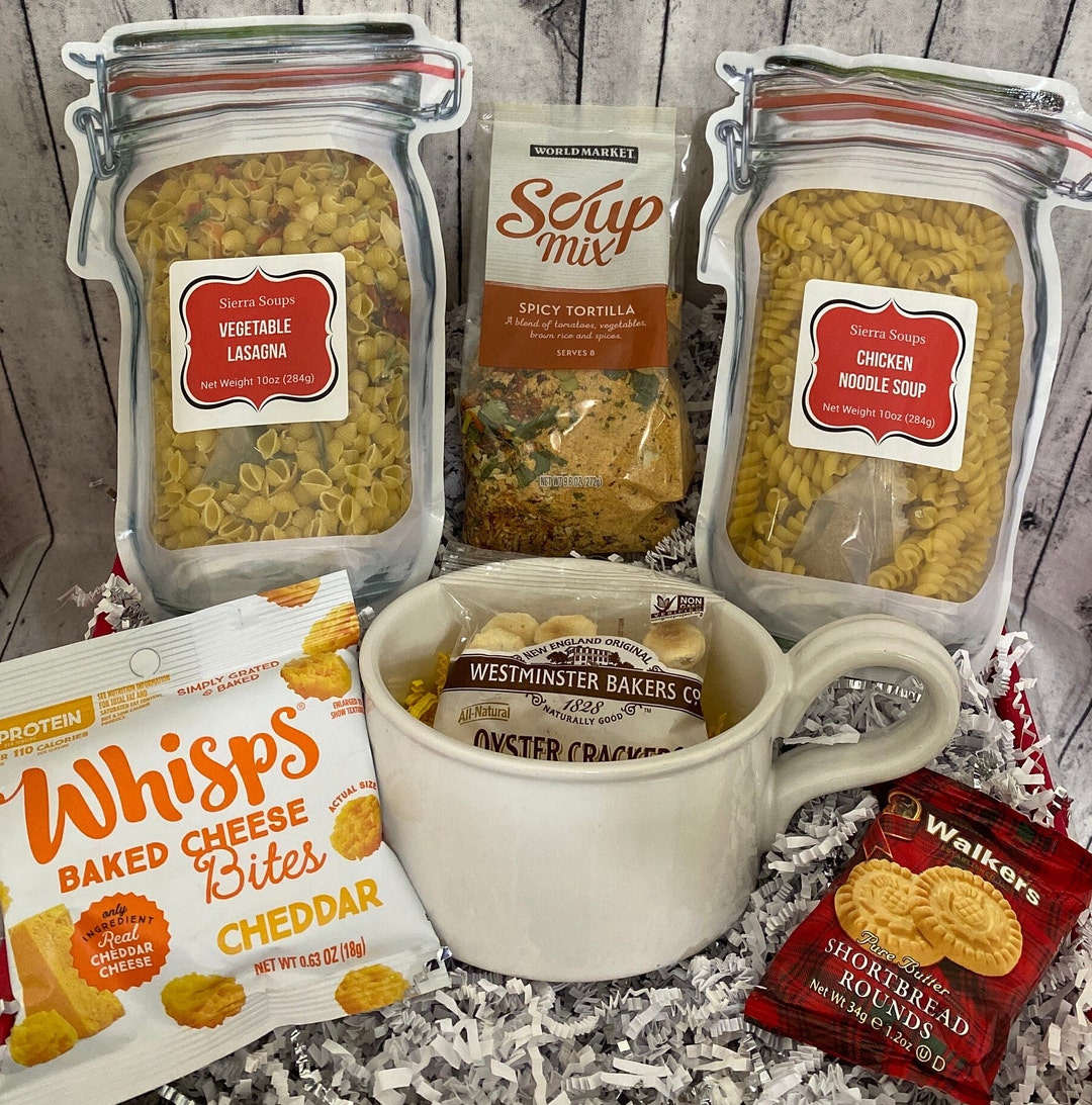 Soup Care Package With Bowl, Soup Gift Box, Sympathy Gift Box, Get Well