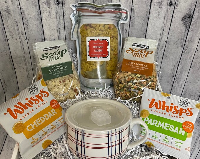 Soup Gift Basket Care Package Get Well Gift Thinking of You Etsy