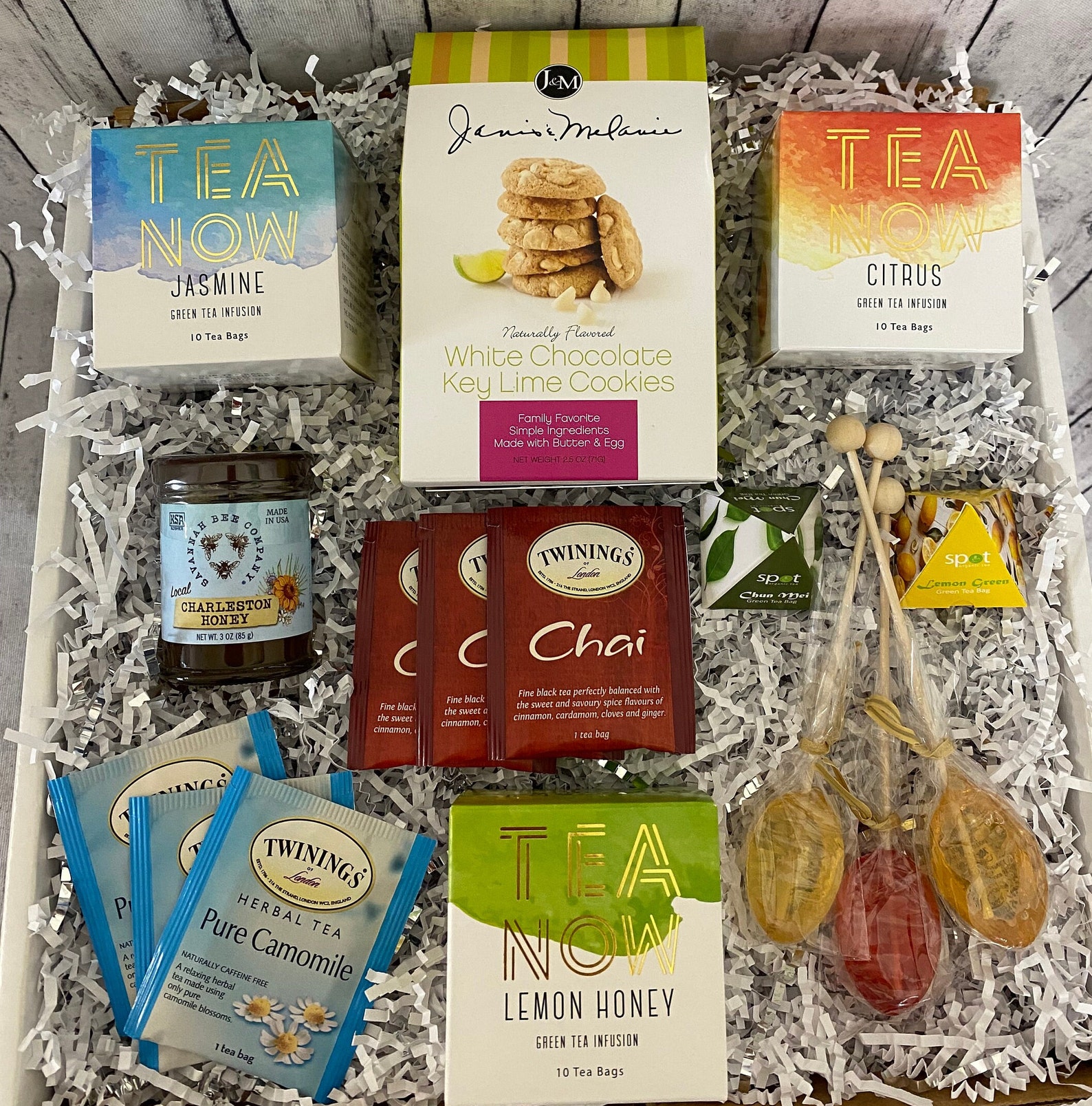 Hot Tea Care Package Hot Tea Gift Box Get Well Gift Tea Etsy