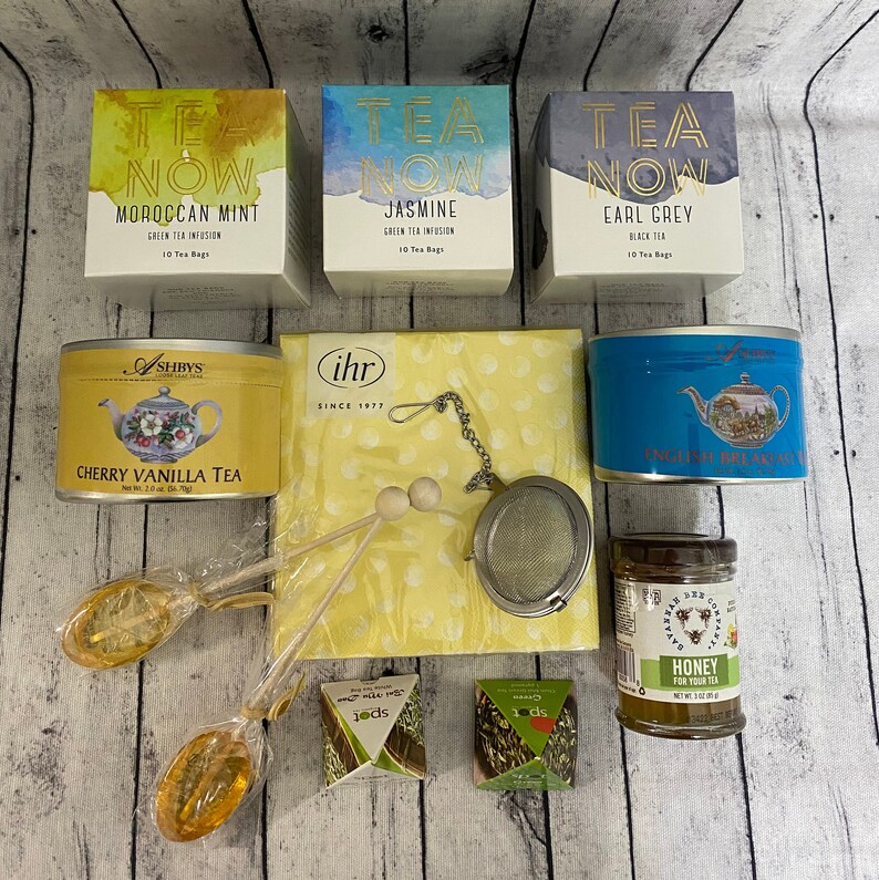 Just Tea Gift Box Get Well Gift Box Hot Tea Gift Tea Care Etsy