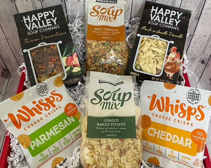 Soup Gift Box, Sympathy Gift Box, Soup Care Package, Get Well Basket