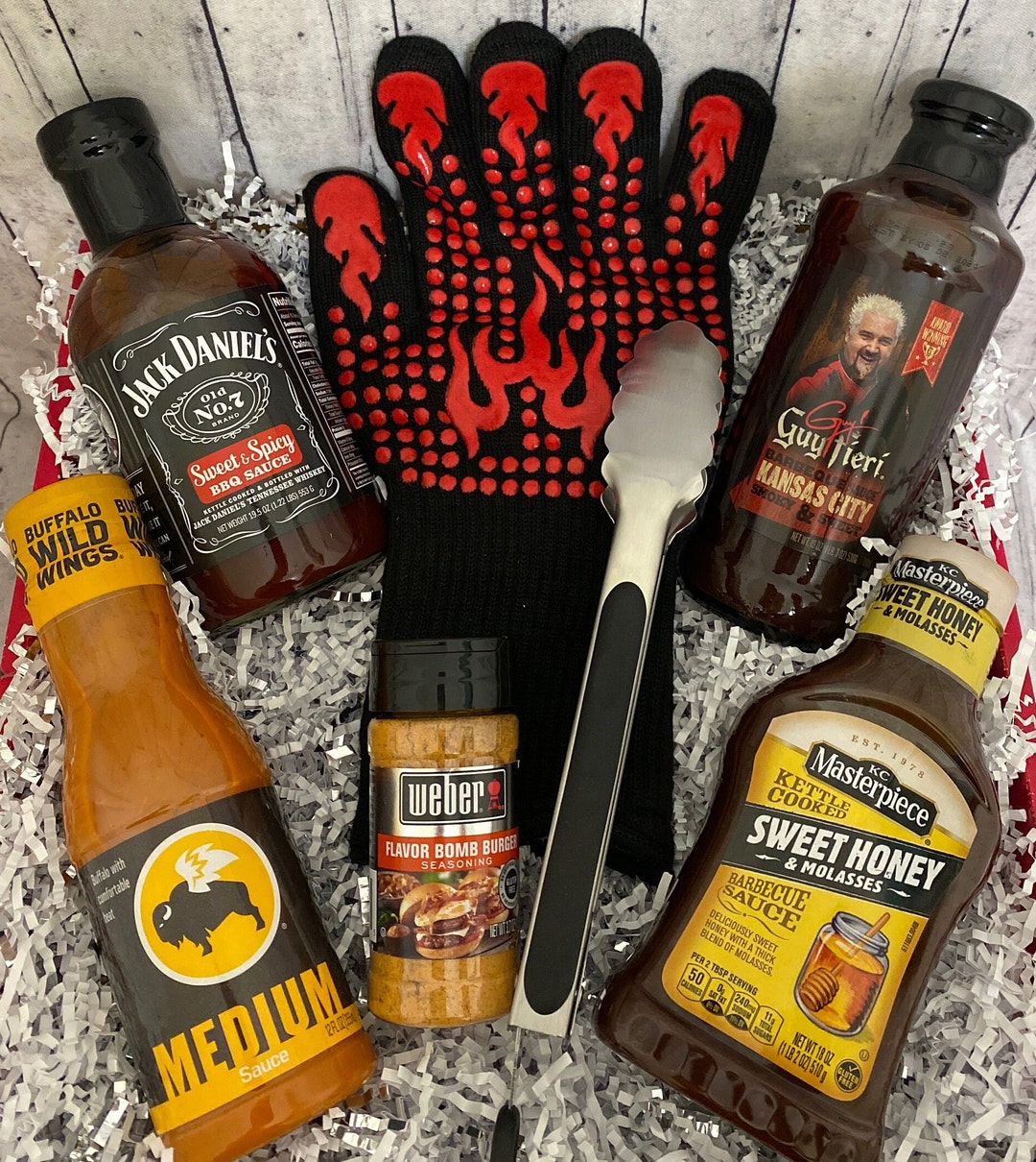 BBQ Grill Gift, Barbecue Gift Box, BBQ Grilling Box for Men, BBQ Sauce