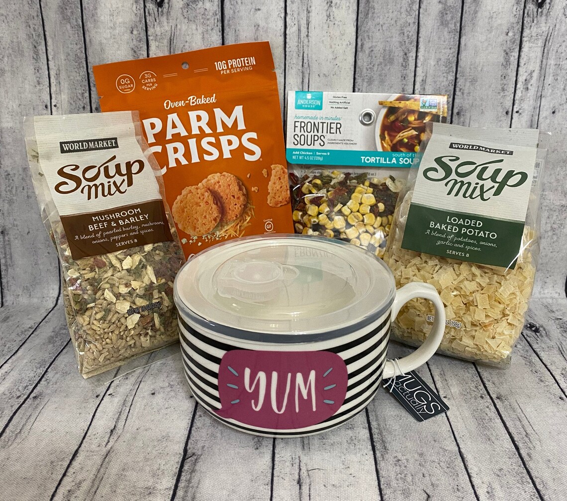 Soup Gift Basket/ Care Package/Get Well/Just Because/Thinking Etsy