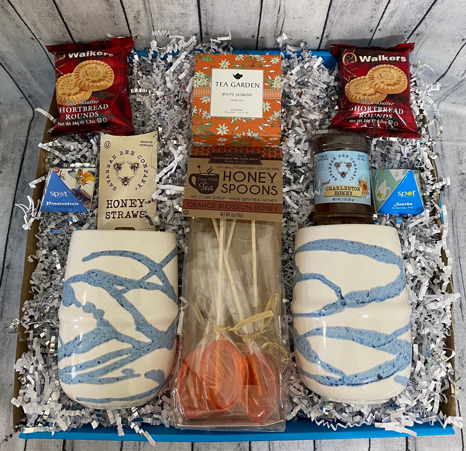 Tea for Two Gift Basket/Tea and Honey/Get Well/ Etsy