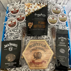 Gift Box for Men, Man Gift Basket, Birthday for Him, Gift Box for Him, Birthday for Man, Housewarming Gift, Bourbon Gift, Whiskey Gift