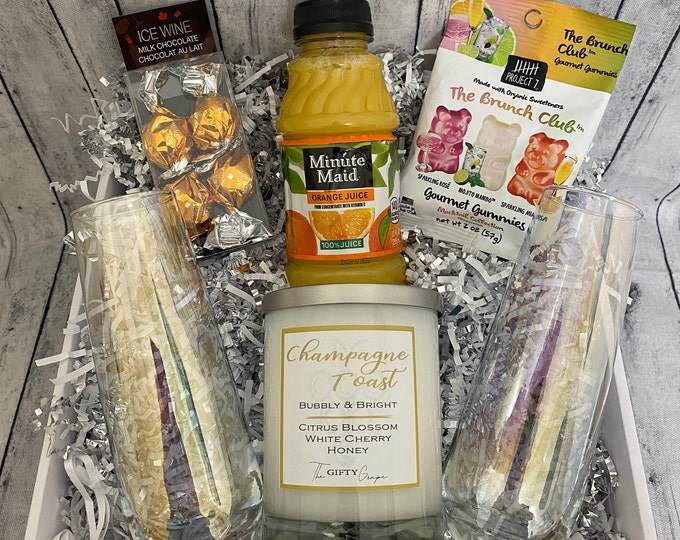 Champagne Cocktail Gift Basket/champagne Brunch Gift Etsy