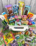 Easter Gift Box, Easter Candy with Toys, Easter Basket with Chocolate, Easter for Kids, Gift for Girls and Boys, Easter for College Students