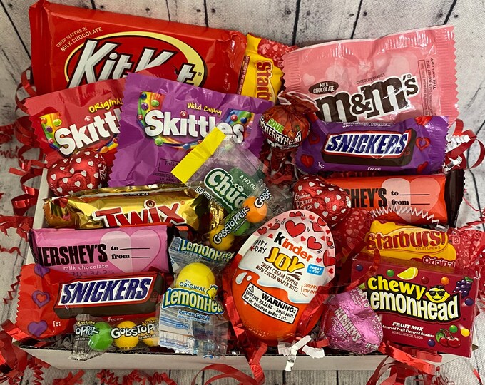 Valentine's Day Gift Box, Valentine Candy Gift, Valentine Candy Gift