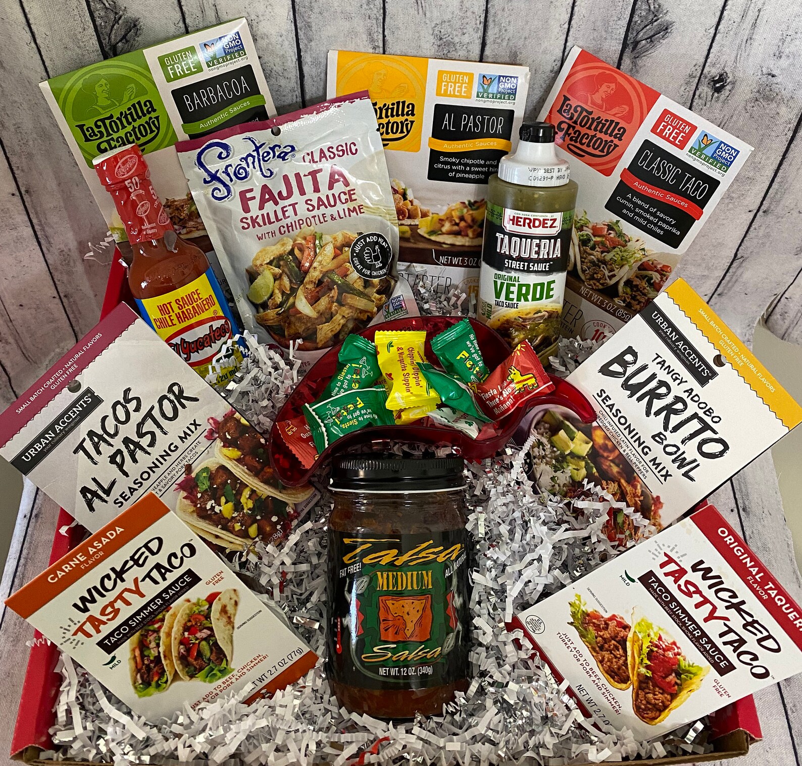 Ultimate Family Taco Night Gift Basket Food Gift Basket Taco Etsy