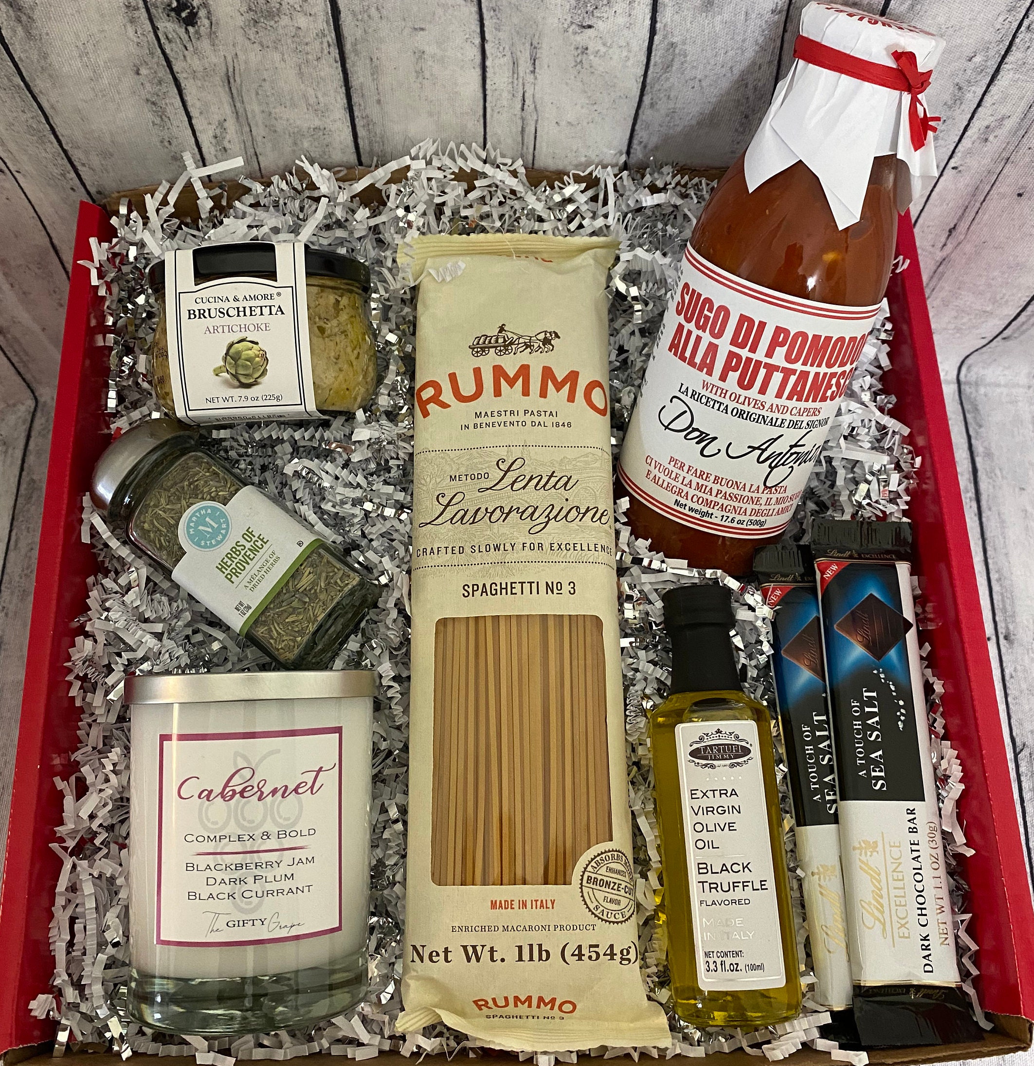 Dinner for Two Gift Basket/Italian Pasta Dinner Gift/Real Etsy