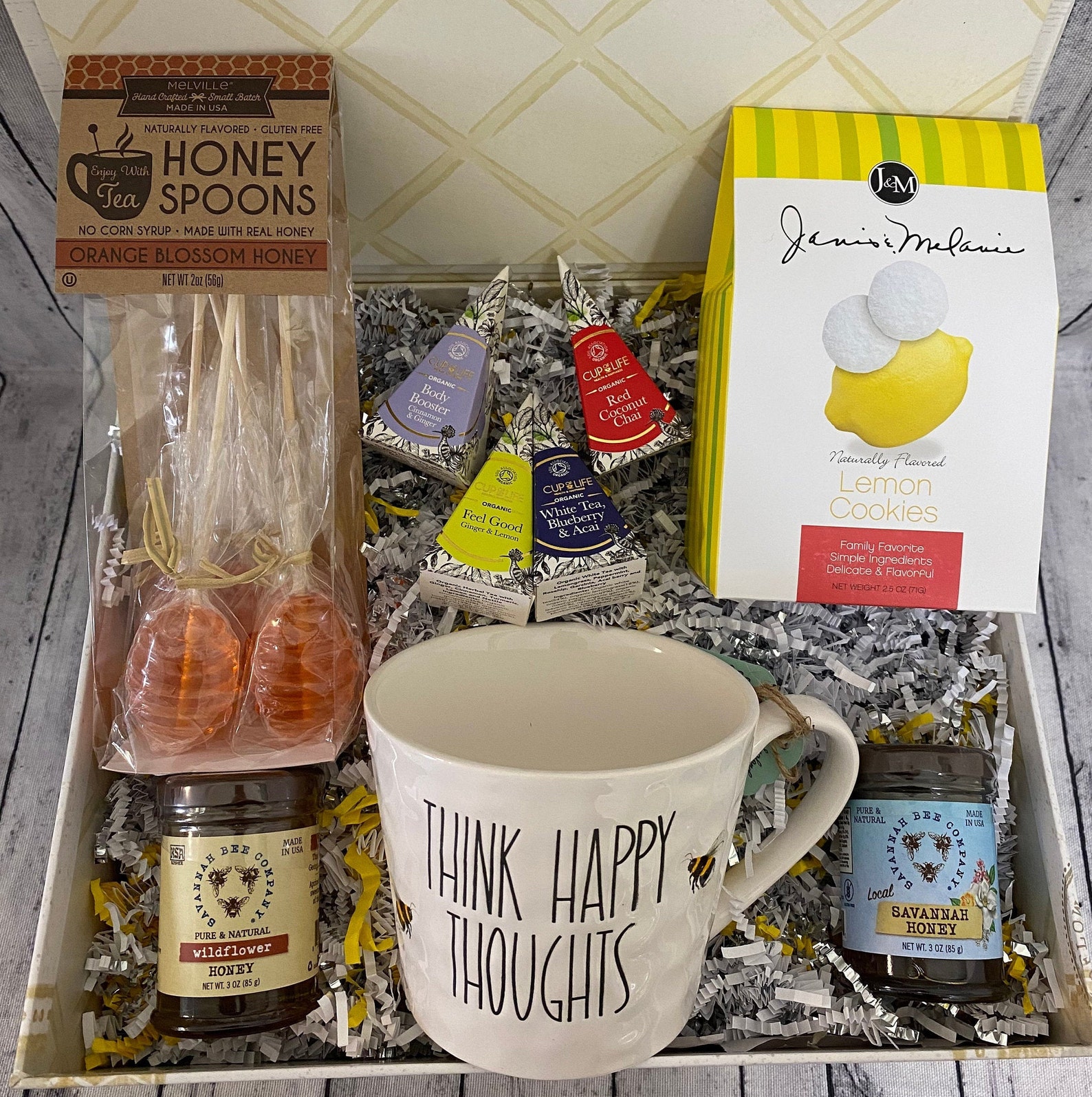 Hot Tea Care Package Gift Basket/Get Well/ Thinking of Etsy