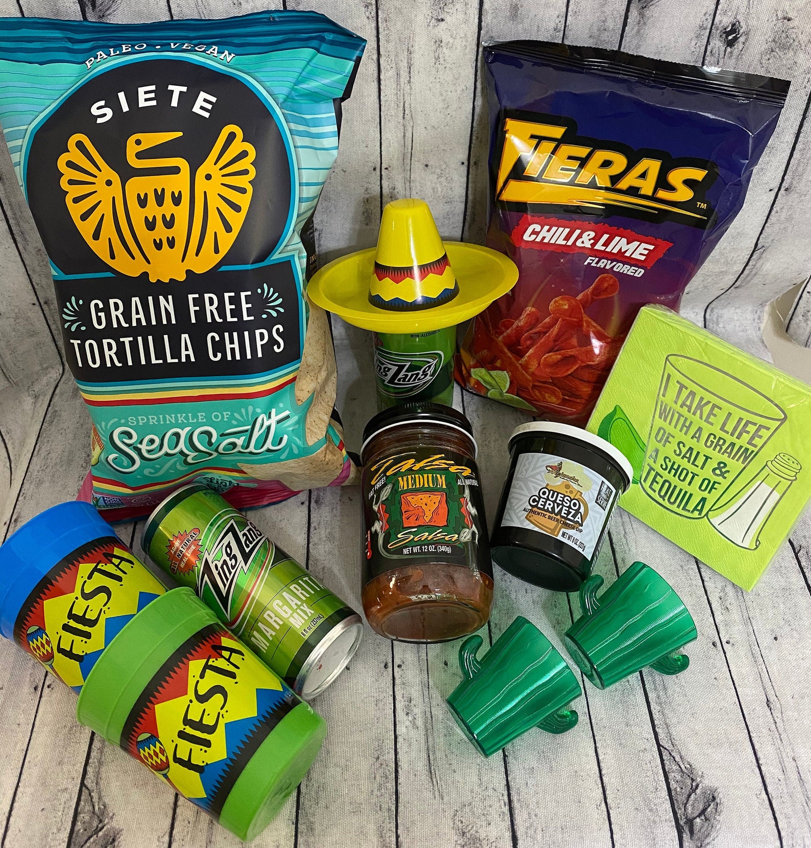 Chips and Salsa Gift Basket/Margarita Gift Basket/Summer Gift Etsy