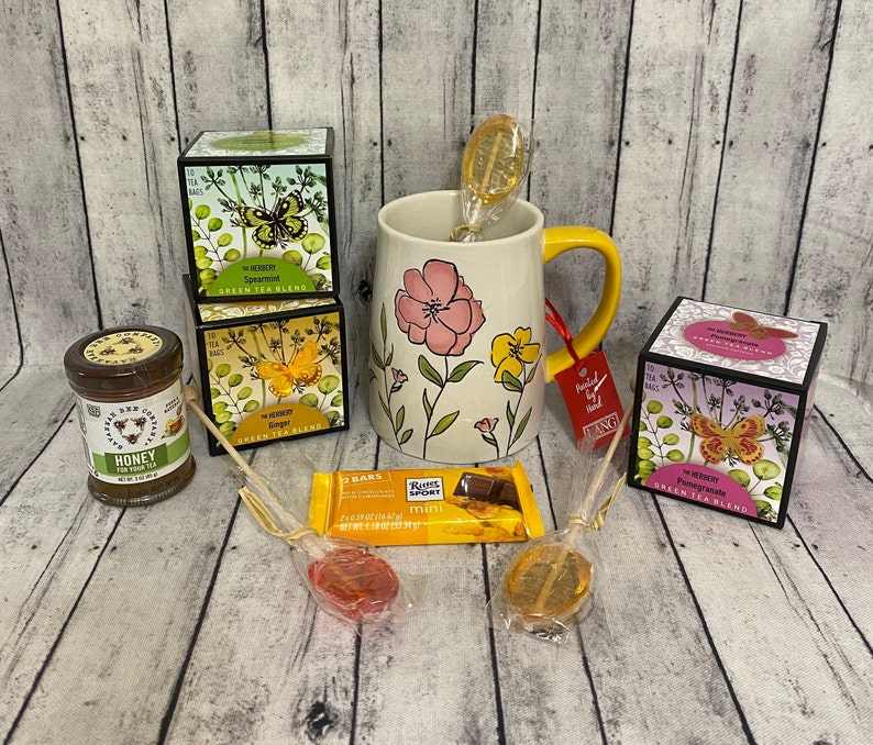 Hot Tea Care Package Tea Gift Box Care Package for Her Hot Etsy