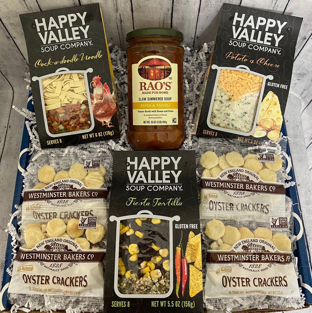 Gourmet Soup Gift Box, Sympathy Gift Box, Gift for Couple, Soup Care