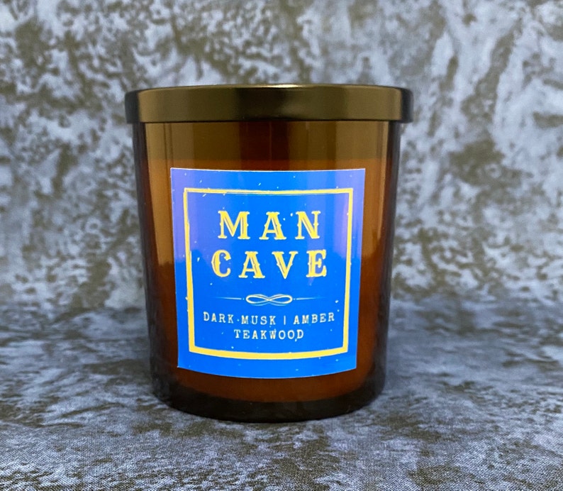 Man Cave Candle/Scented Soy Candle/Gift for Man/Man Candle Etsy