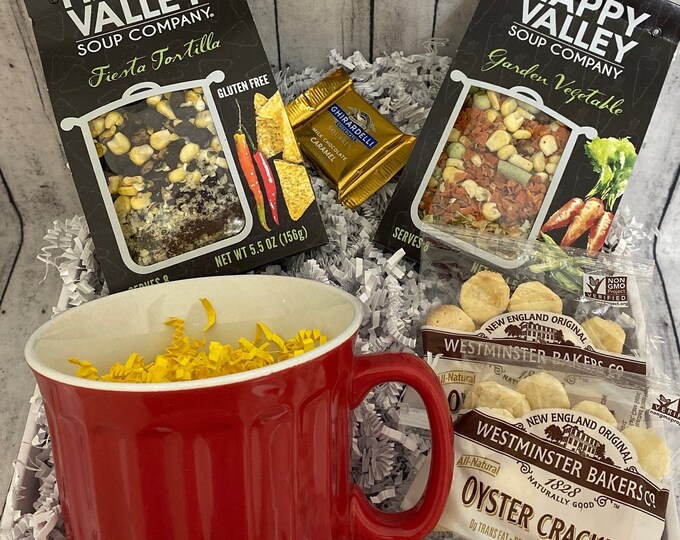 Gourmet Soup Gift Box, Soup Get Well Gift Box, Sympathy Gift Box, Soup