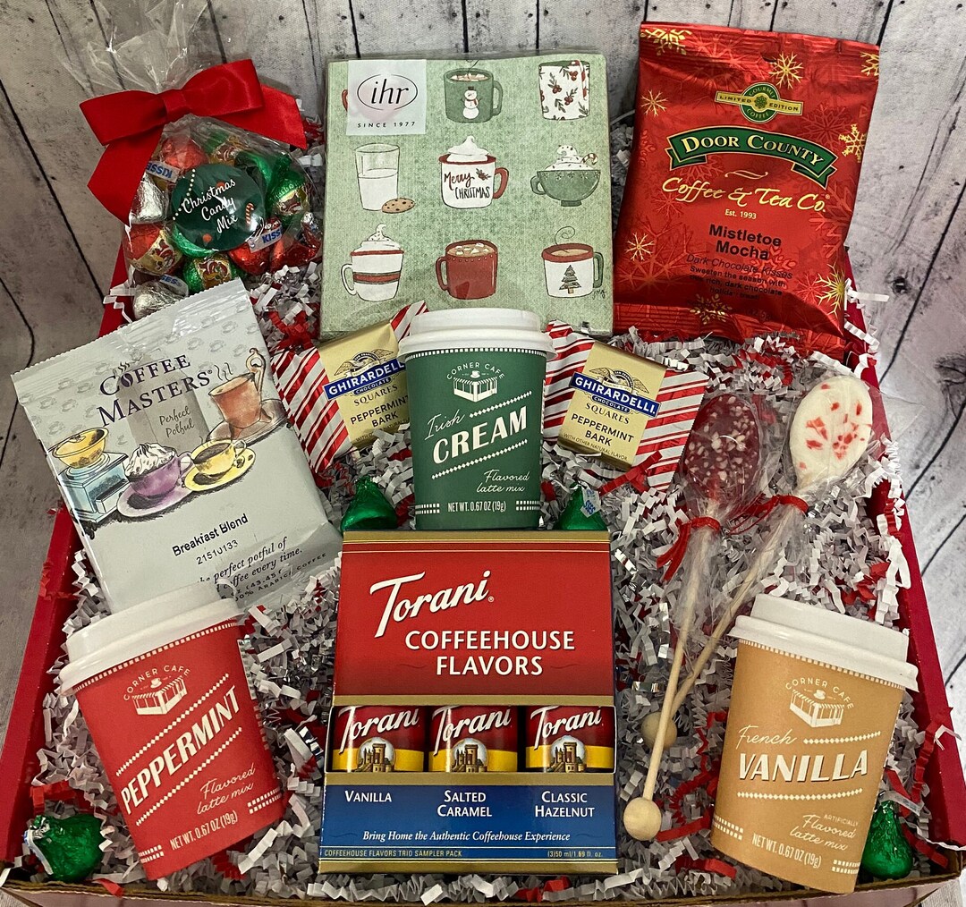 Christmas Coffee Gift Box Holiday Coffee Gift Christmas Gift Etsy