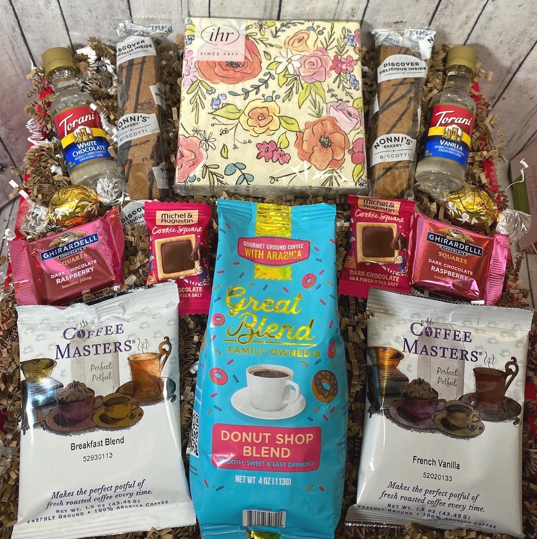 Coffee Gift Box for Her, Gourmet Coffee for Mom, Thank You Gift ...